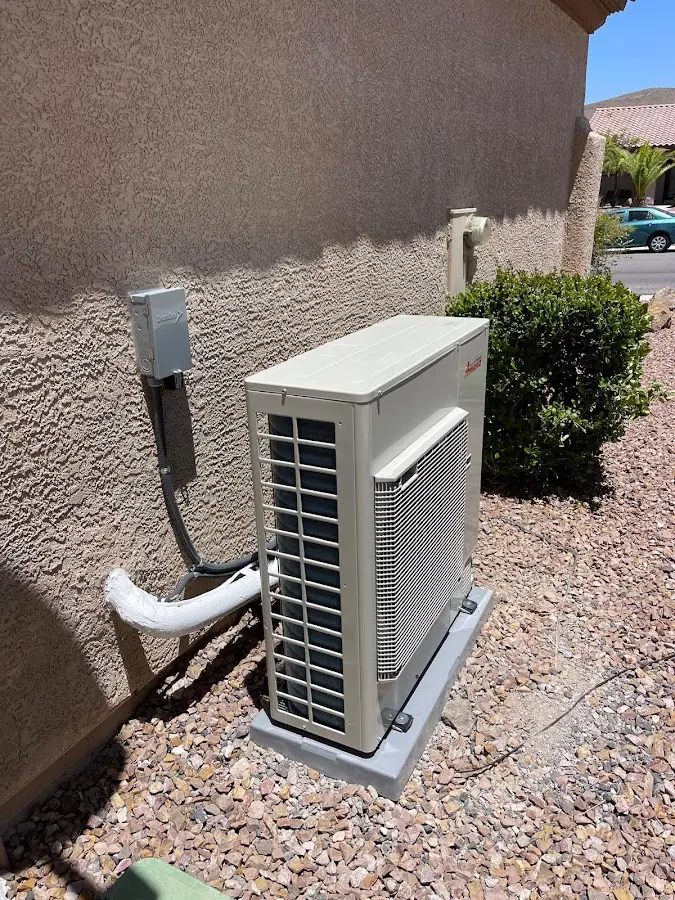 Residential air conditioning condenser unit in Gardnerville Ranchos